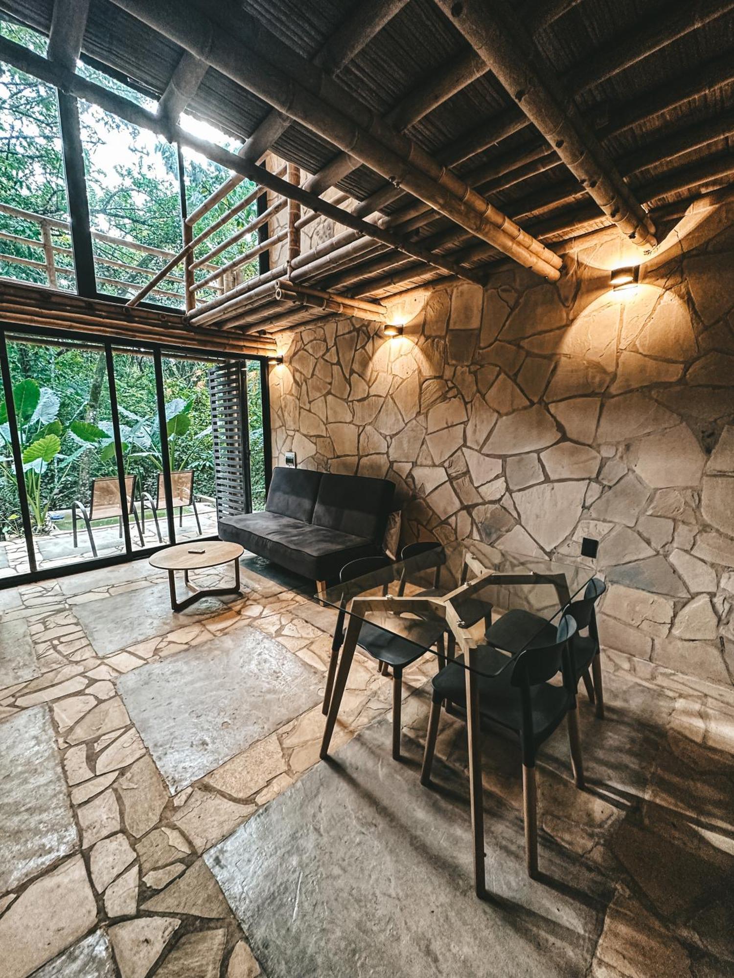 Cabana De Bambu En La Selva Palenque Exteriör bild